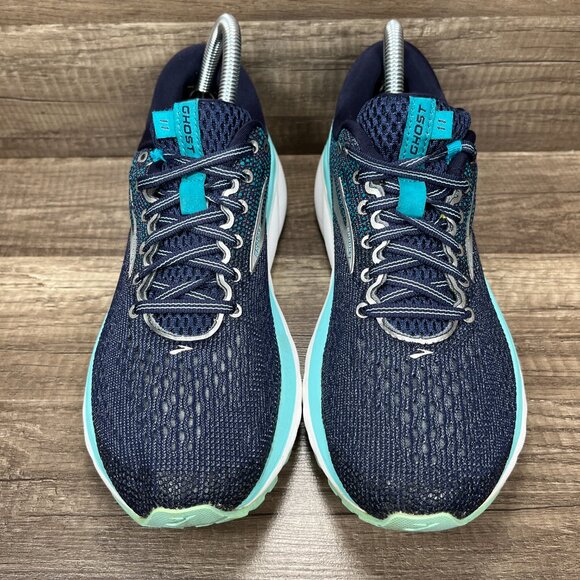 Brooks Ghost 11 Blue Green Womens US Size 9 EUR 40.5 1202771B493 Running Shoes - Picture 3 of 10